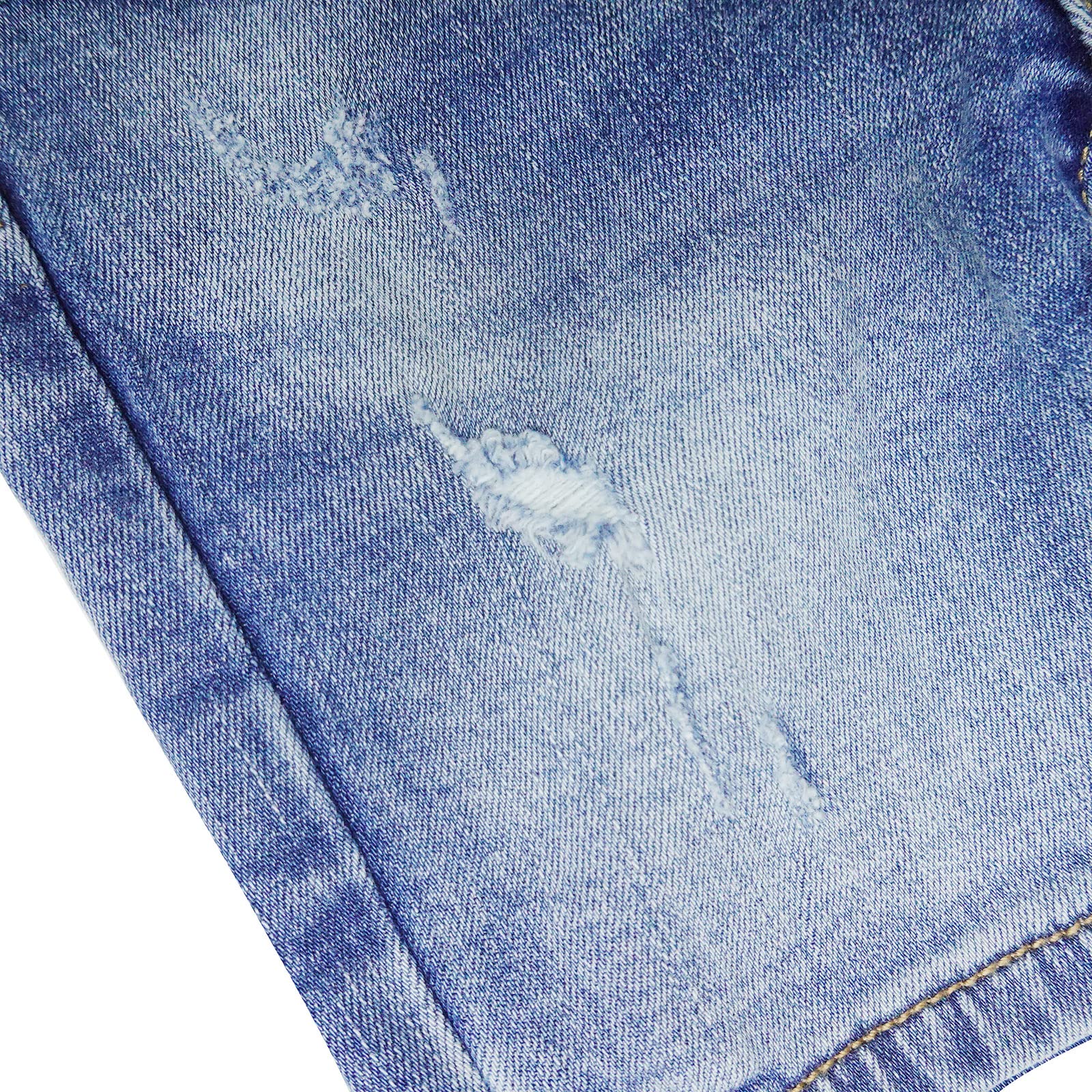 KIDSCOOL SPACE Baby & Toddler Ripped Denim Shorts - Cute Distressed Jeans for Little Girls & Boys, Summer Casual Playwear for Outdoor Activities & Playdates