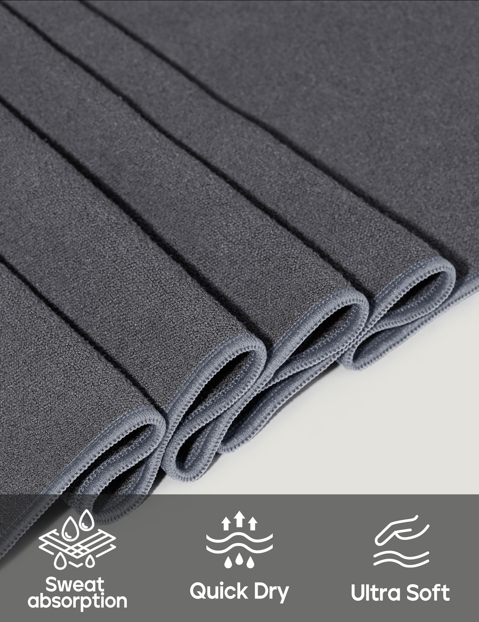 Premium Non-Slip Hot Yoga Towel with Silicone Grip - 72