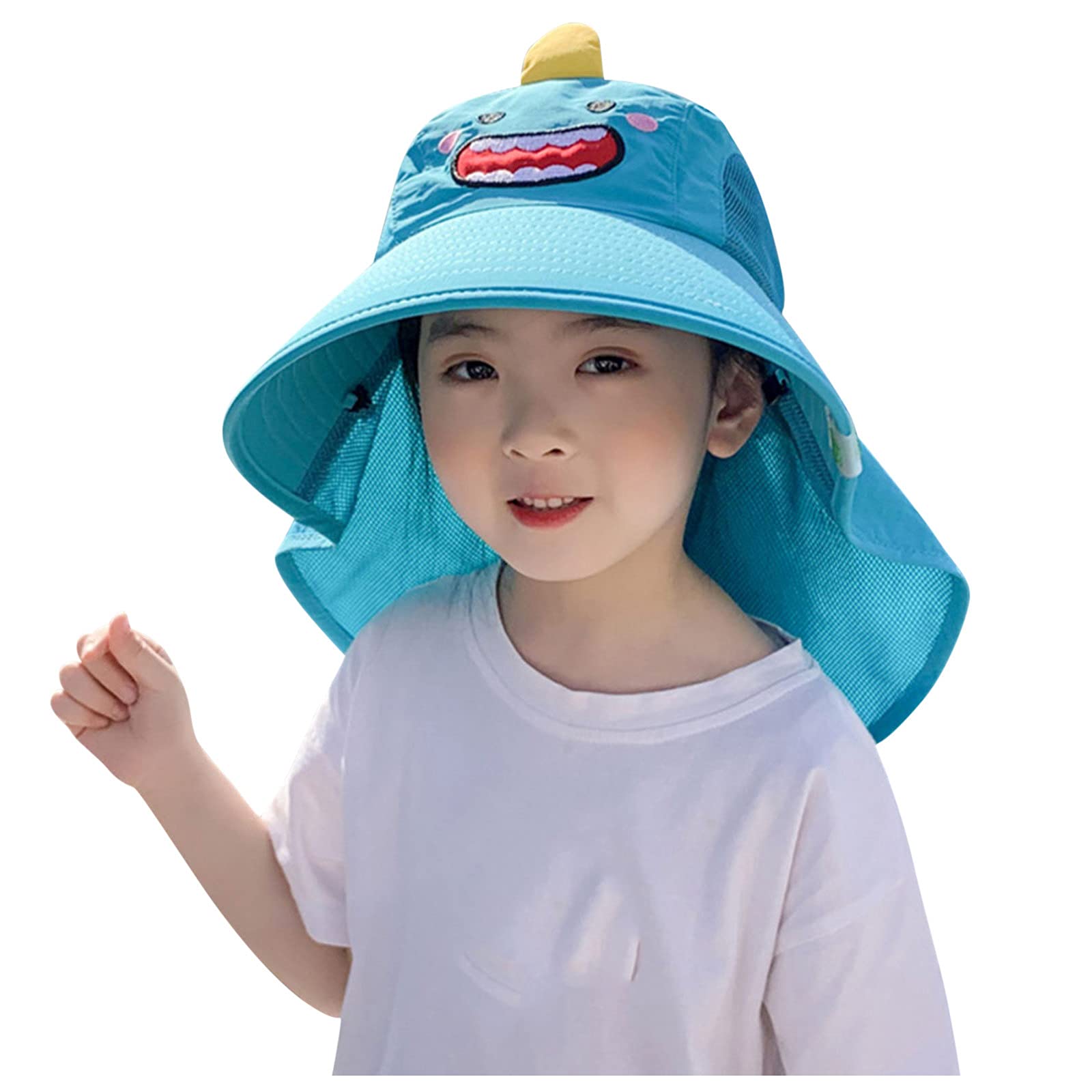 Soft Baby Sun Hat with Neck Flap - UPF 50+ UV Protection Bucket Hat for Toddlers & Infants (Boys & Girls) - Perfect for Beach, Outdoor Play & Summer Activities
