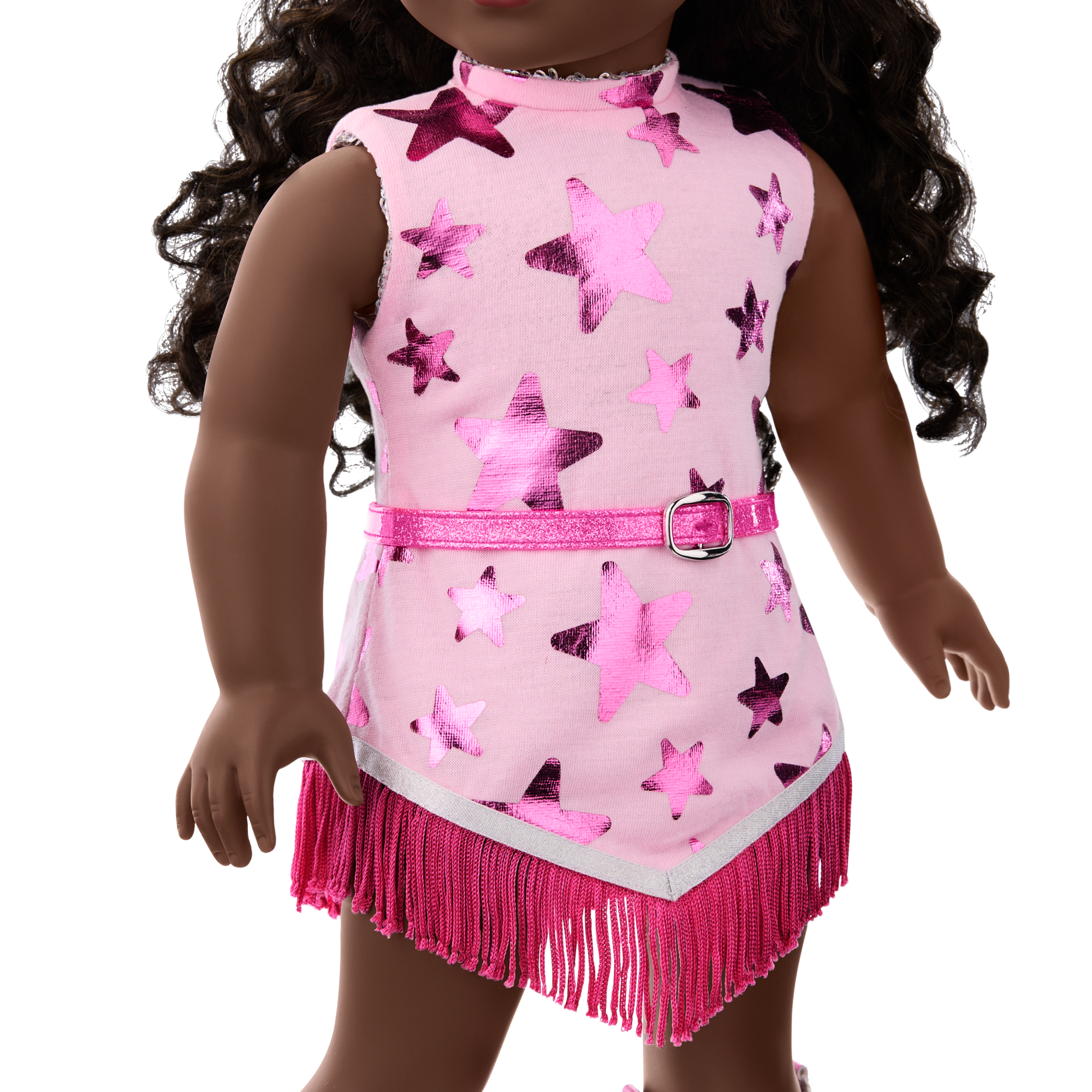 Pink Cowgirl Costume for 18 Inch Dolls - Western Outfit with Hat & Boots - Perfect for Playtime, Collecting, and Western-Themed Parties