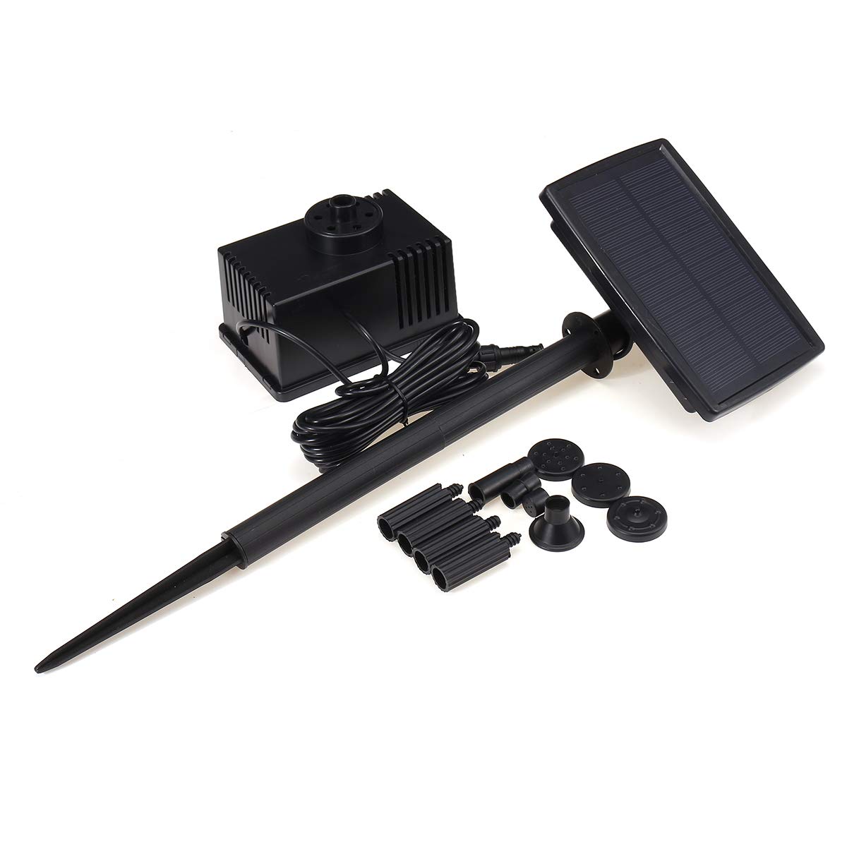 1.5W Solar Powered Water Pump for Ponds, Fish Tanks & Garden Fountains - Submersible DC Solar Water Pump for Outdoor Use in Home Gardens, Backyard Ponds & Small Water Features
