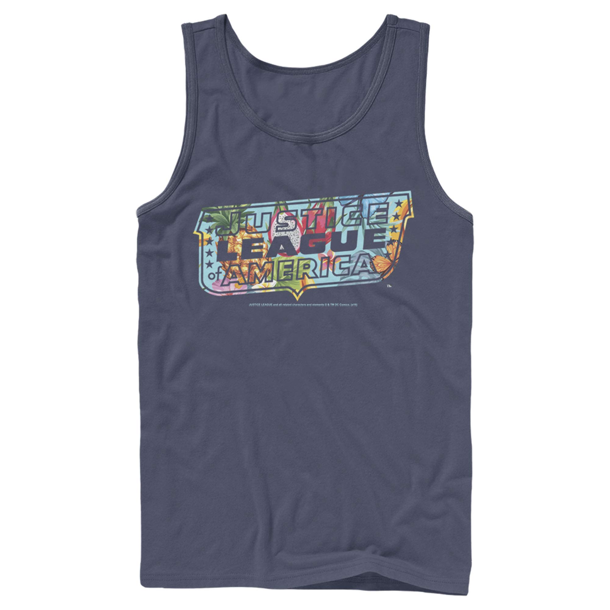 Justice League Dragon Fruit Logo Men's Tank Top - Lightweight & Breathable for Summer, Gym, and Casual Wear