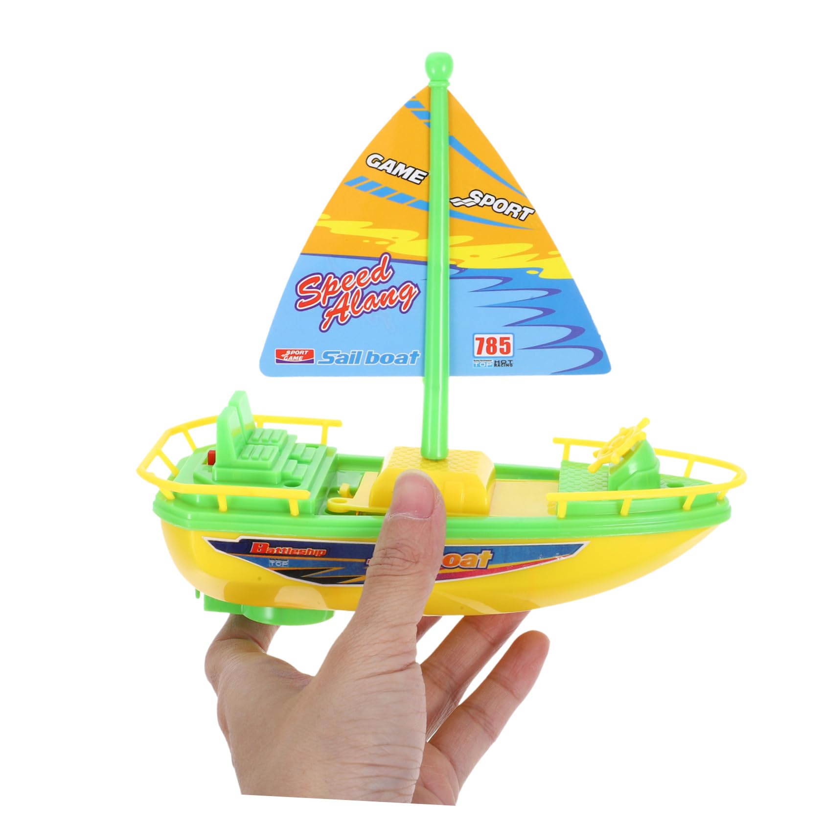 UPKOCH 5 Pack Speed Boat Bath Toys for Kids - Plastic Floating Boats for Bathtub, Pool & Beach Play - Fun Water Toys for Toddlers & Children's Outdoor Activities