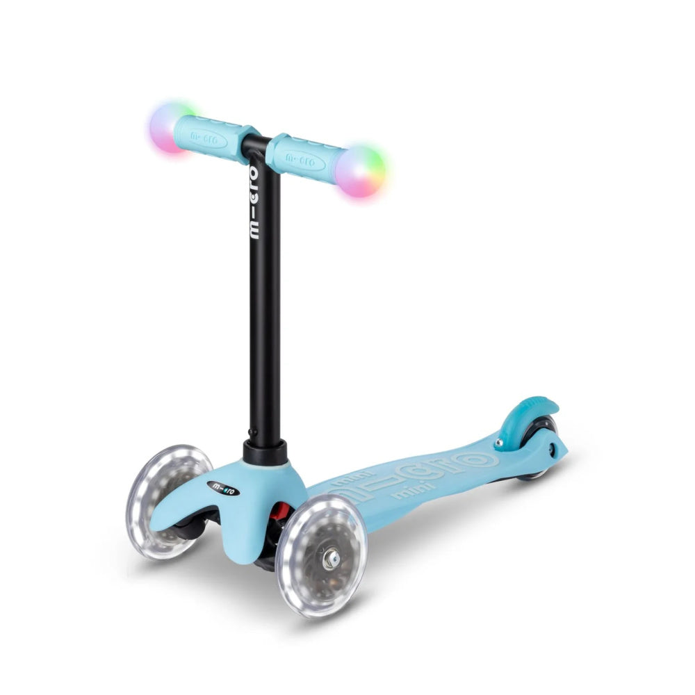 Micro Mini2Grow Deluxe Magic LED Scooter for Kids - Bright LED Wheels, Light Up Electric Scooter for Boys & Girls - Perfect for Night Riding, Outdoor Play & Commuting to School