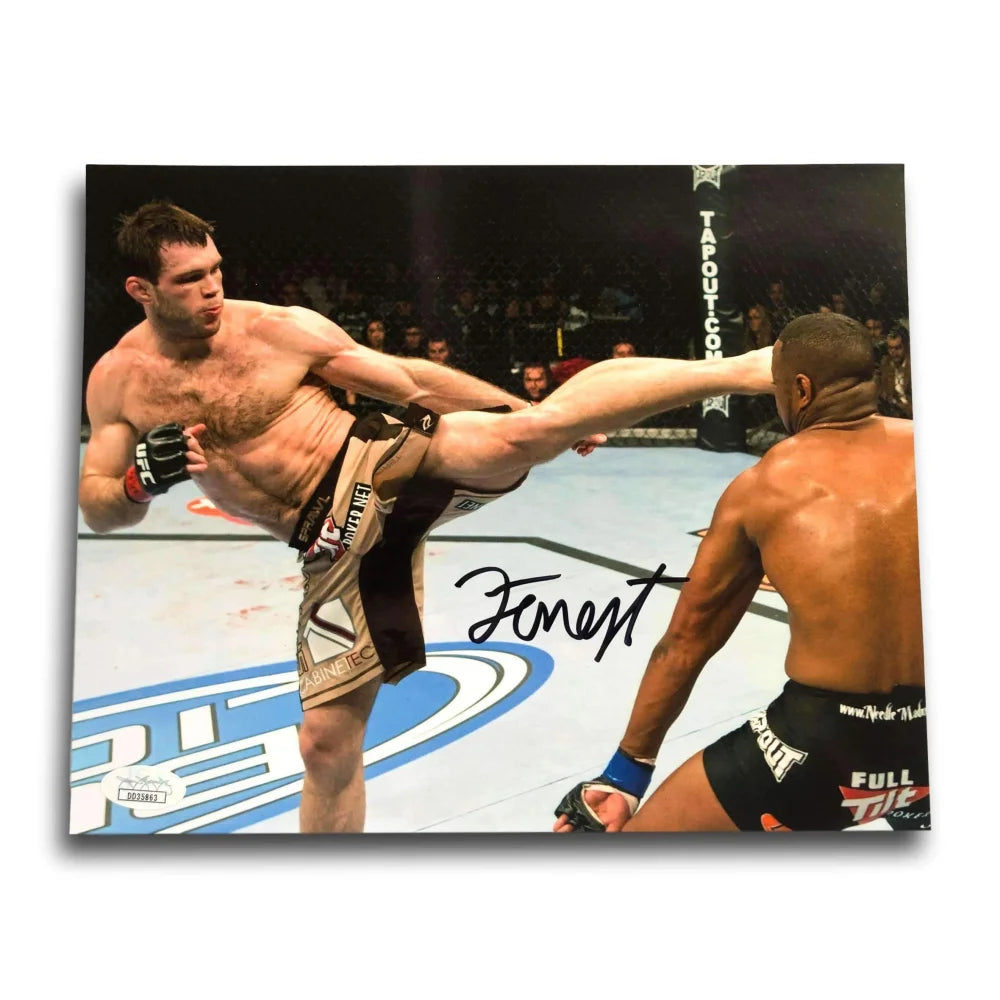 Forrest Griffin Signed 8x10 Photo - UFC Autograph with JSA COA - Hall of Fame Memorabilia - Perfect for MMA Collectors and Sports Fans Display