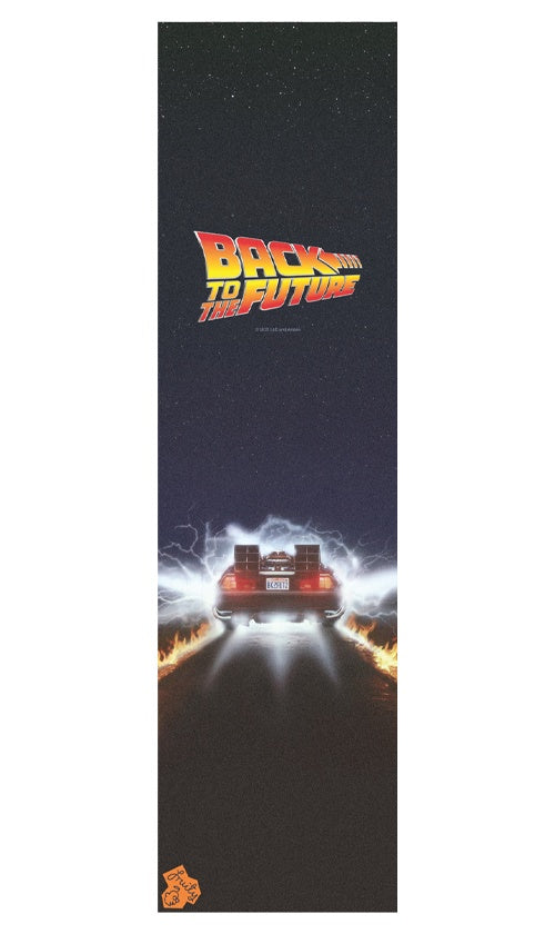 Fruity Back To The Future Skateboard Grip Tape - Non-Slip Deck Traction for Skateboards, Longboards & Cruisers - Perfect for Street Skating, Tricks & Commuting