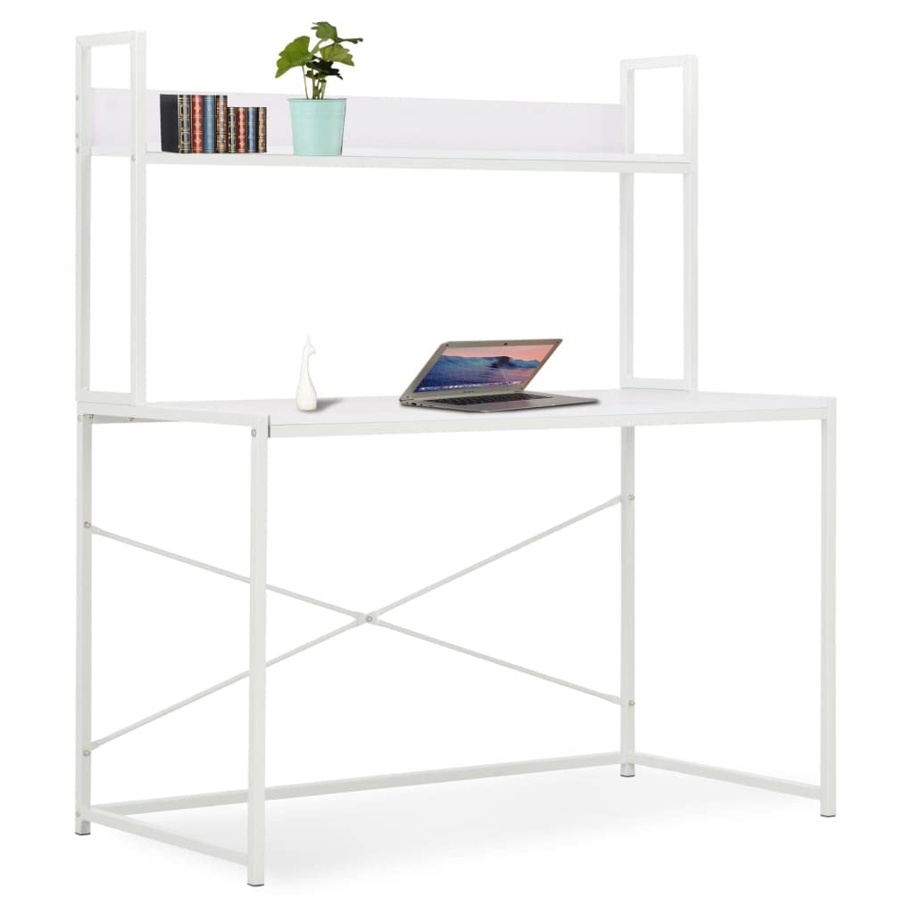 Modern White Computer Desk 47.2
