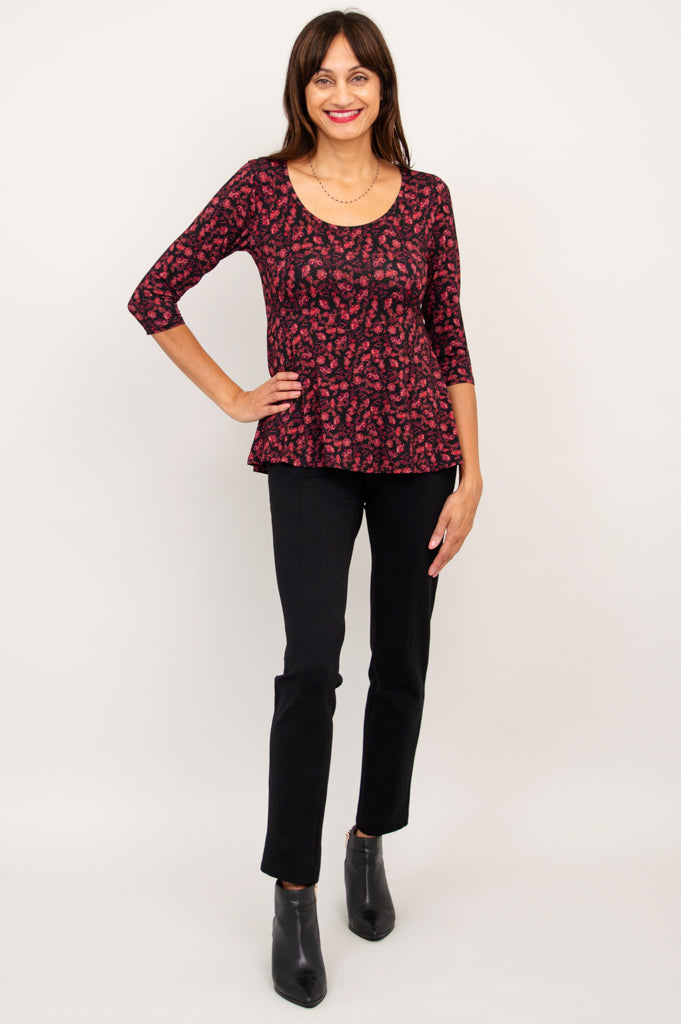 Kimmy Top - Floral Bamboo Blouse for Women | Breathable & Comfortable Summer Wear | Perfect for Beach, Vacation & Casual Outings