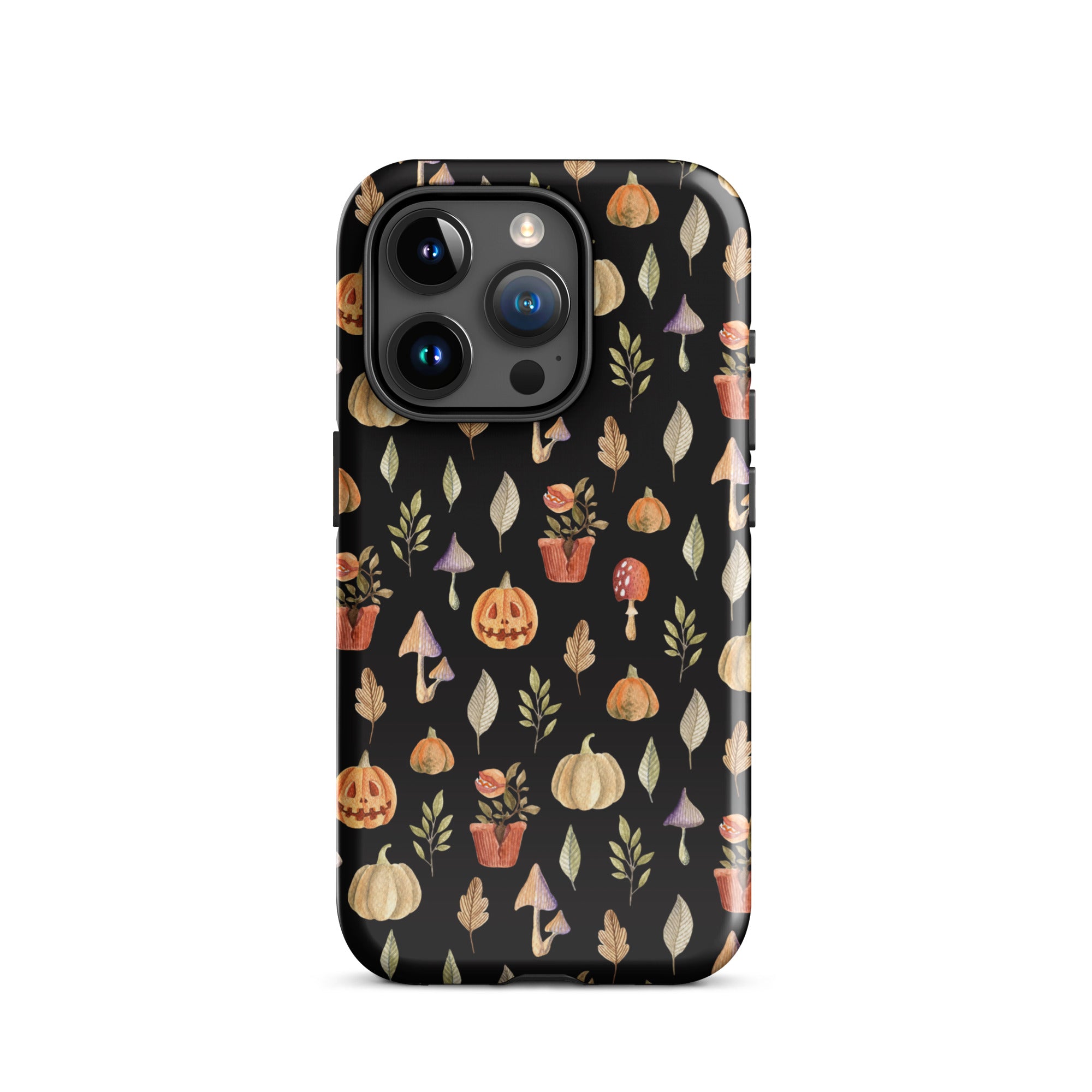 Spooky Halloween Premium iPhone Case - Durable Protective Cover for iPhone 13/14/15 Pro Max - Perfect for Fall Festivals, Trick or Treating & Seasonal Celebrations