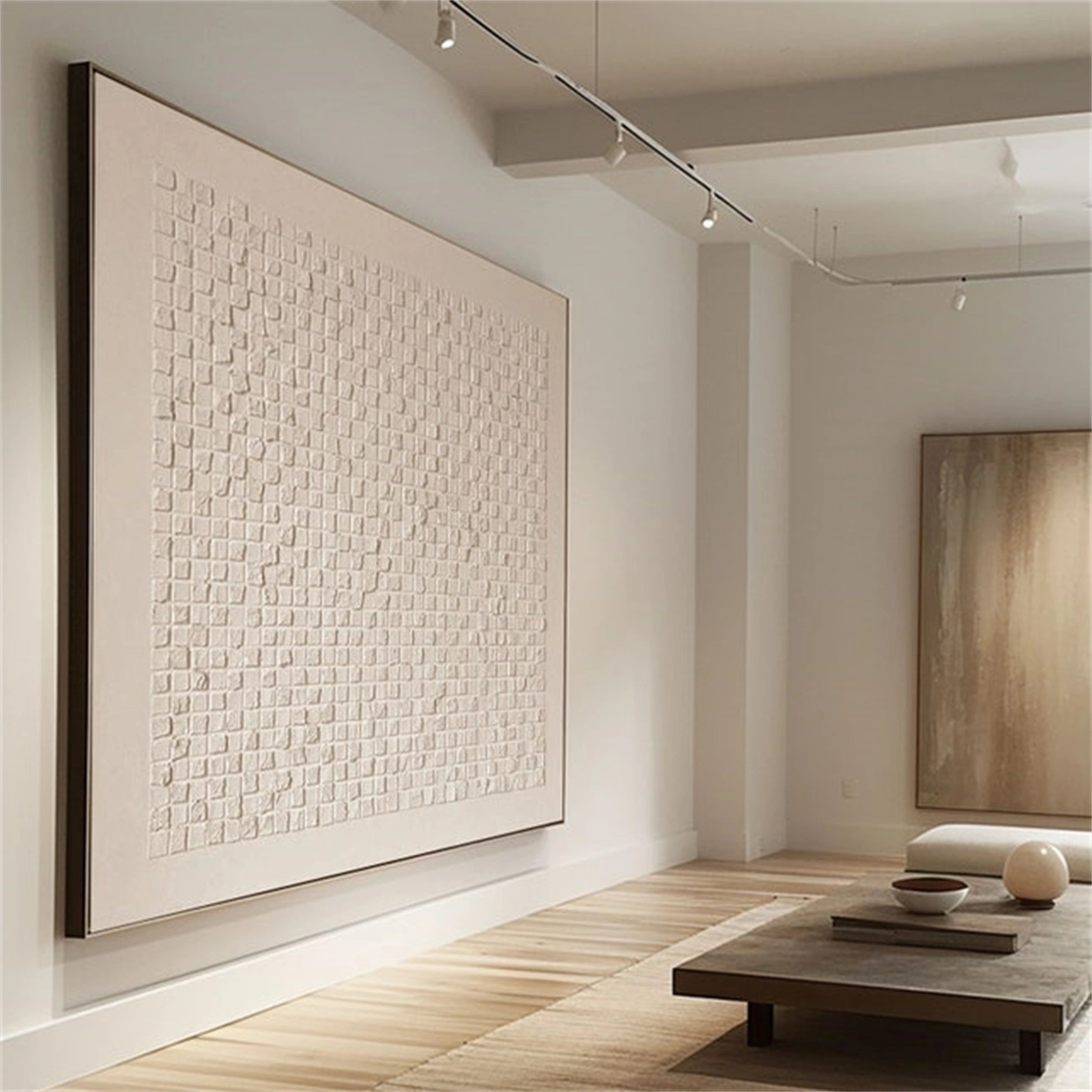 Beige & Brown Abstract Wall Art Print #BB086 - Modern Home Decor for Living Room, Bedroom & Office