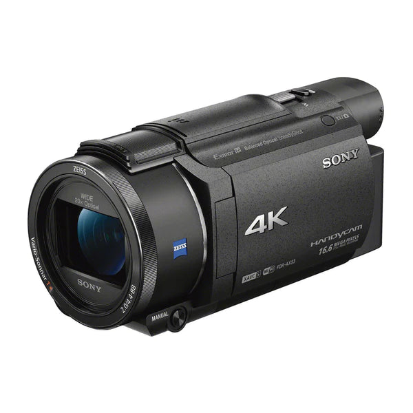 Sony Handycam AX53 4K Camcorder with Exmor R CMOS Sensor - Perfect for Travel Vlogging, Family Events & Professional Video Recording