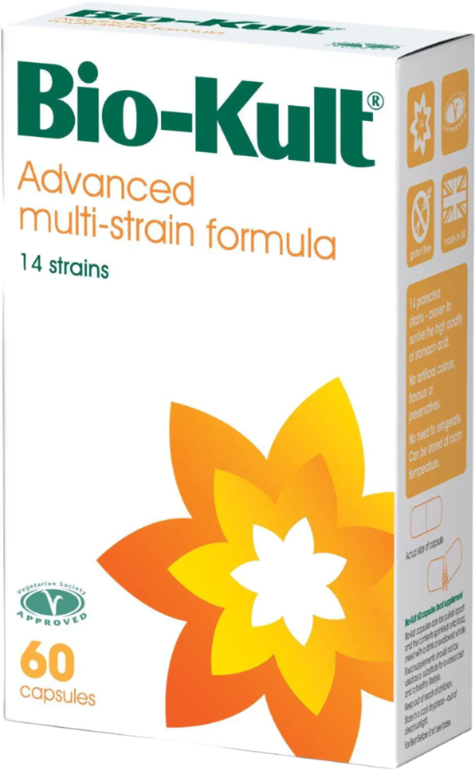 Bio Kult Advanced Multi Strain Probiotic Formula - 60 Capsules for Gut Health & Immune Support | Digestive Wellness & Daily Immune Boost