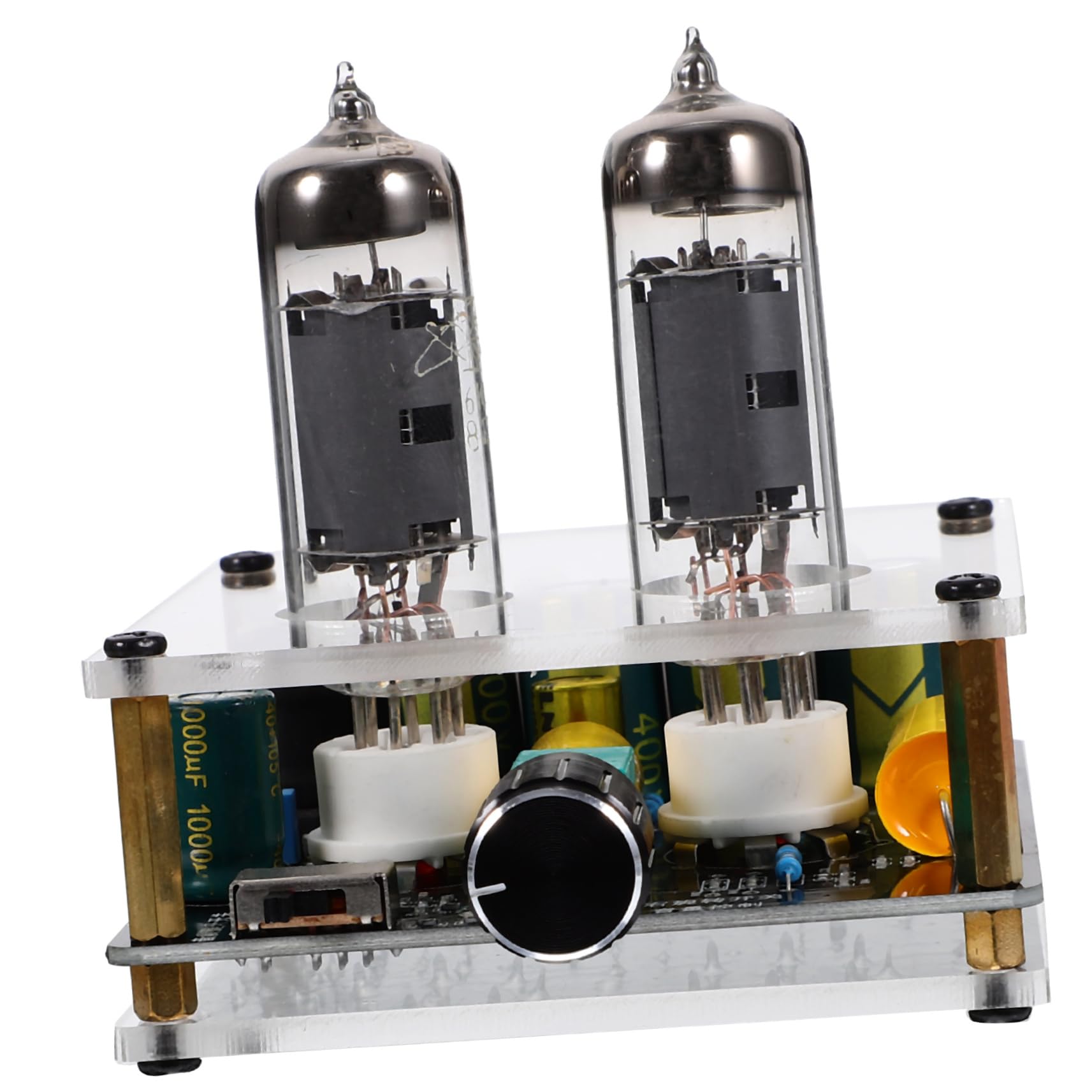 Jojofuny Vacuum Tube Phono Preamp for Turntable - High Fidelity Audio Preamplifier with Tube Board - Perfect for Vinyl Record Players & Hi-Fi Sound Systems