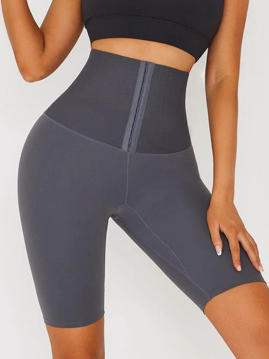 ZASUWA High Waist Spandex Workout Shorts for Women - Butt Lifting Gym Leggings for Running, Yoga & Fitness Training