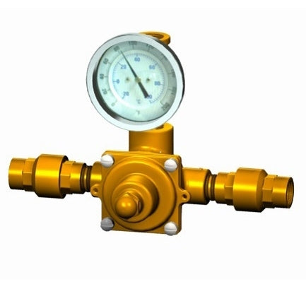 Hughes TMVEF Thermostatic Mixing Valve for Single Eyewash Stations - Updated Model TMVEF AC | Perfect for Labs, Factories & Emergency Safety Showers