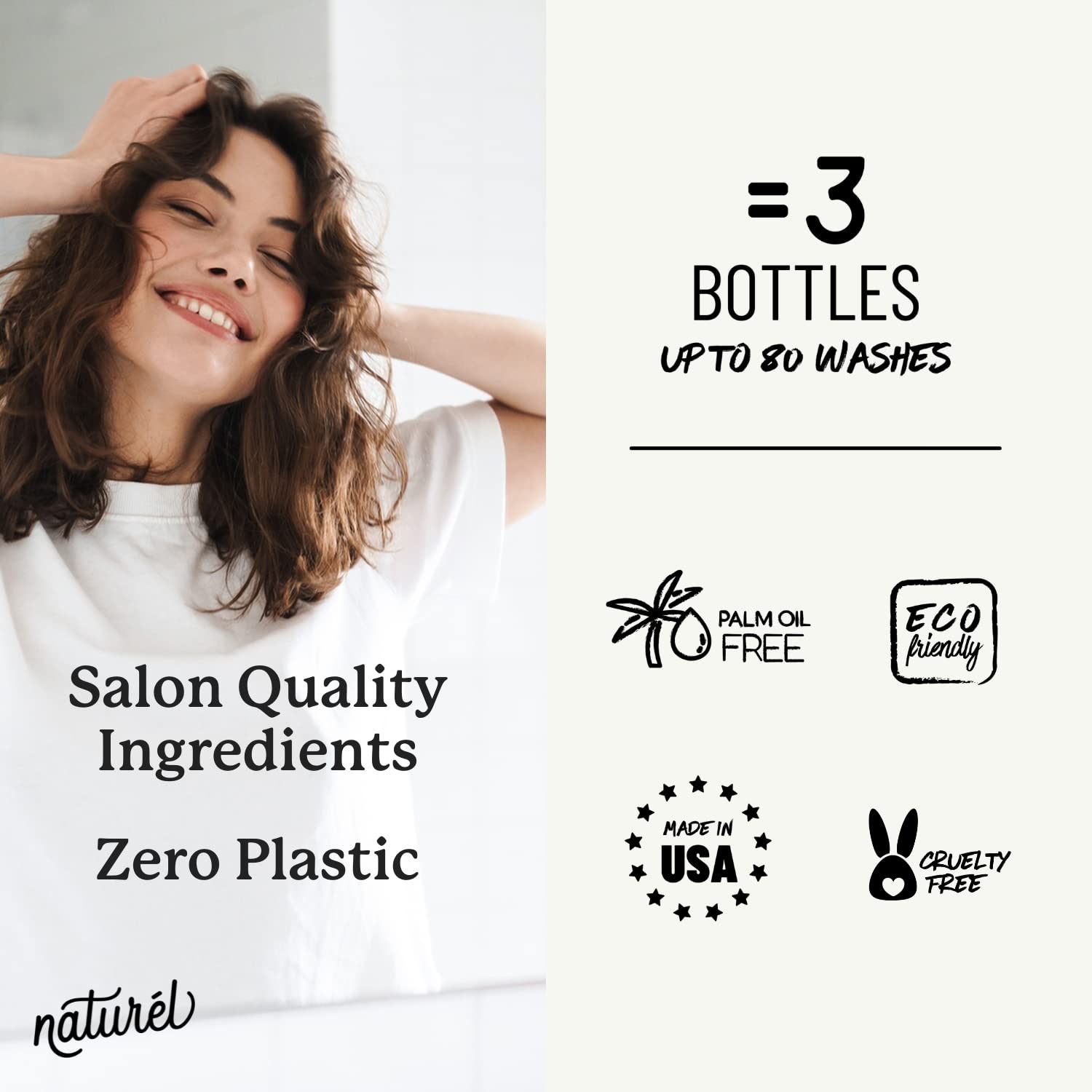 Natural Relax Moisturizing Conditioner Bar for Curly & Dry Hair - Vegan Zero Waste Hair Care for Frizzy Hair - Made in USA - Perfect for Travel, Gym & Eco-Friendly Bathroom Routine