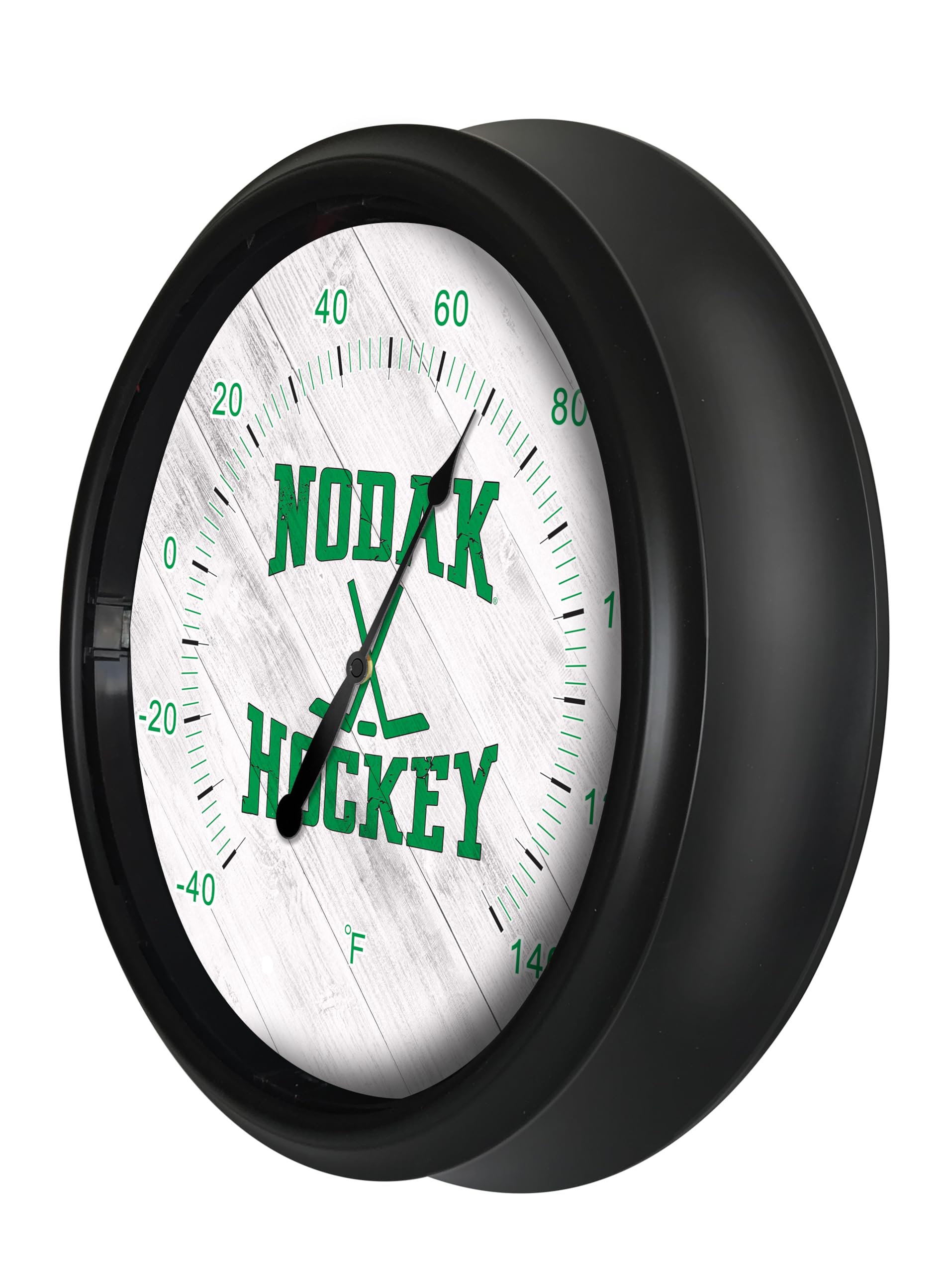 University of North Dakota Fighting Hawks Hockey LED Thermometer - Indoor/Outdoor Digital Temperature Display for Home, Office, Dorm & Game Room Decor