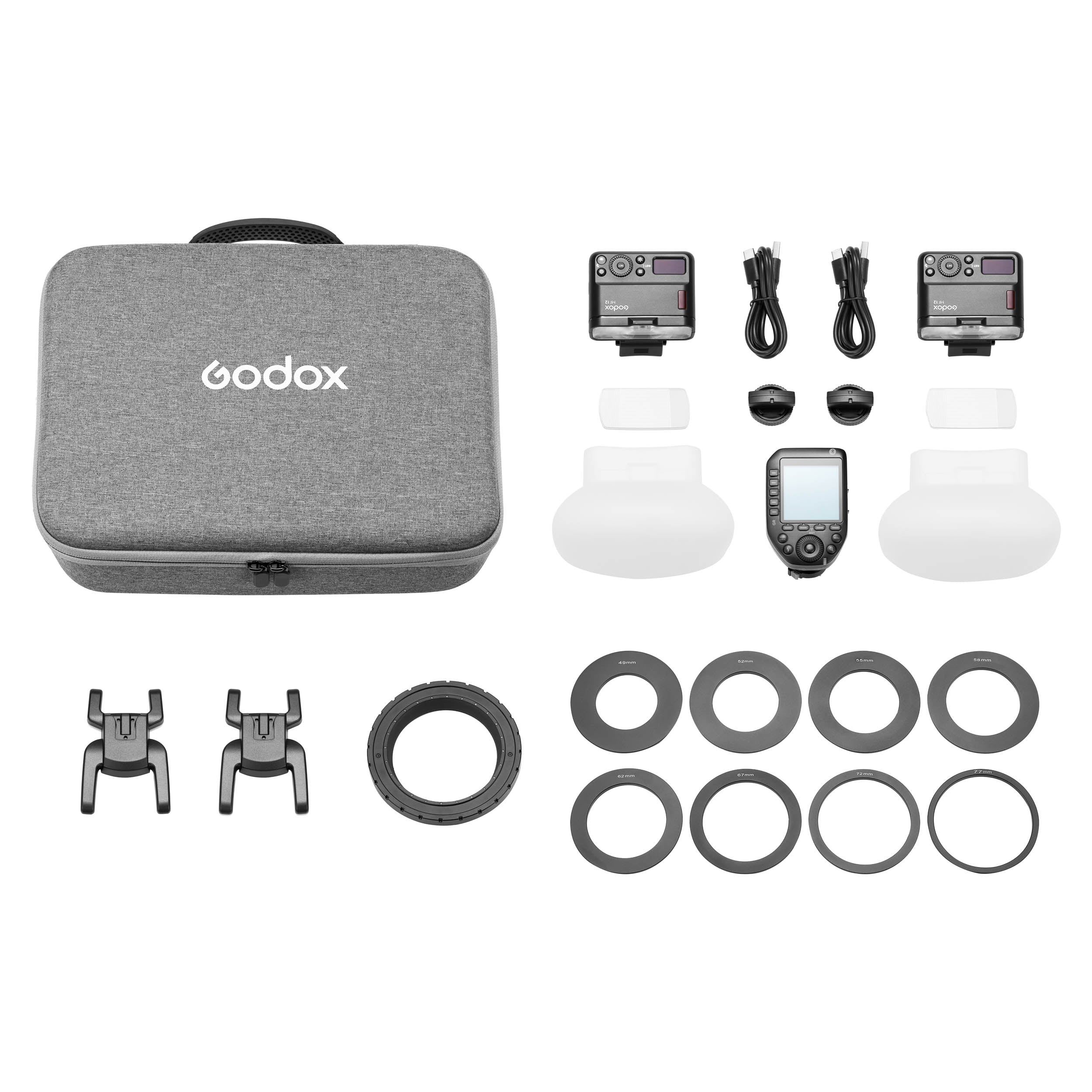 MF12 DK1 Twin Macro Flash & XProIIS+ Dental Photography Kit for Sony Cameras – Perfect for Dental Clinics, Medical Photography, and Macro Shots