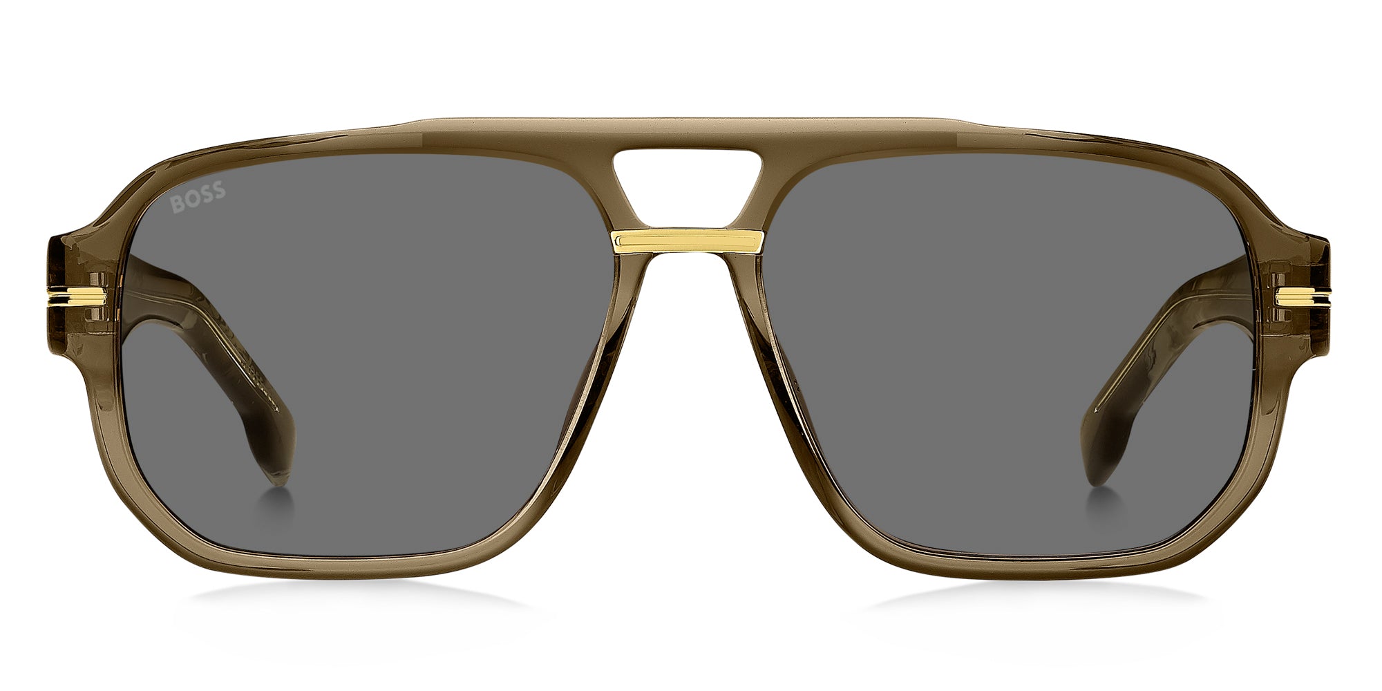 Boss 1718 S Sunglasses for Men - Polarized UV Protection Aviator Shades - Perfect for Driving, Travel & Outdoor Activities