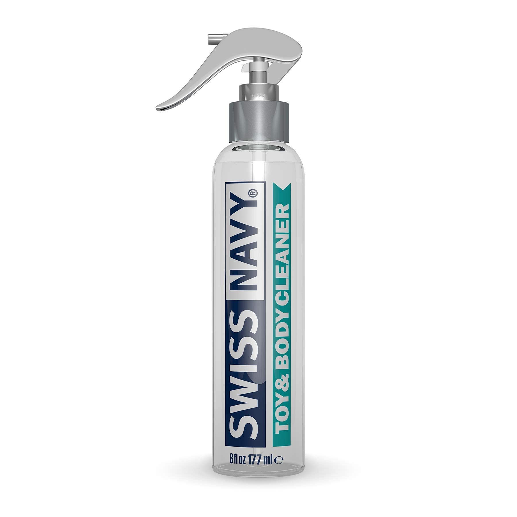 Swiss Navy Premium Silicone Toy & Body Cleaner - 6 oz | Gentle & Safe for Adult Toys, Massagers, & Sensitive Skin | Perfect for Post-Use Cleaning & Hygiene