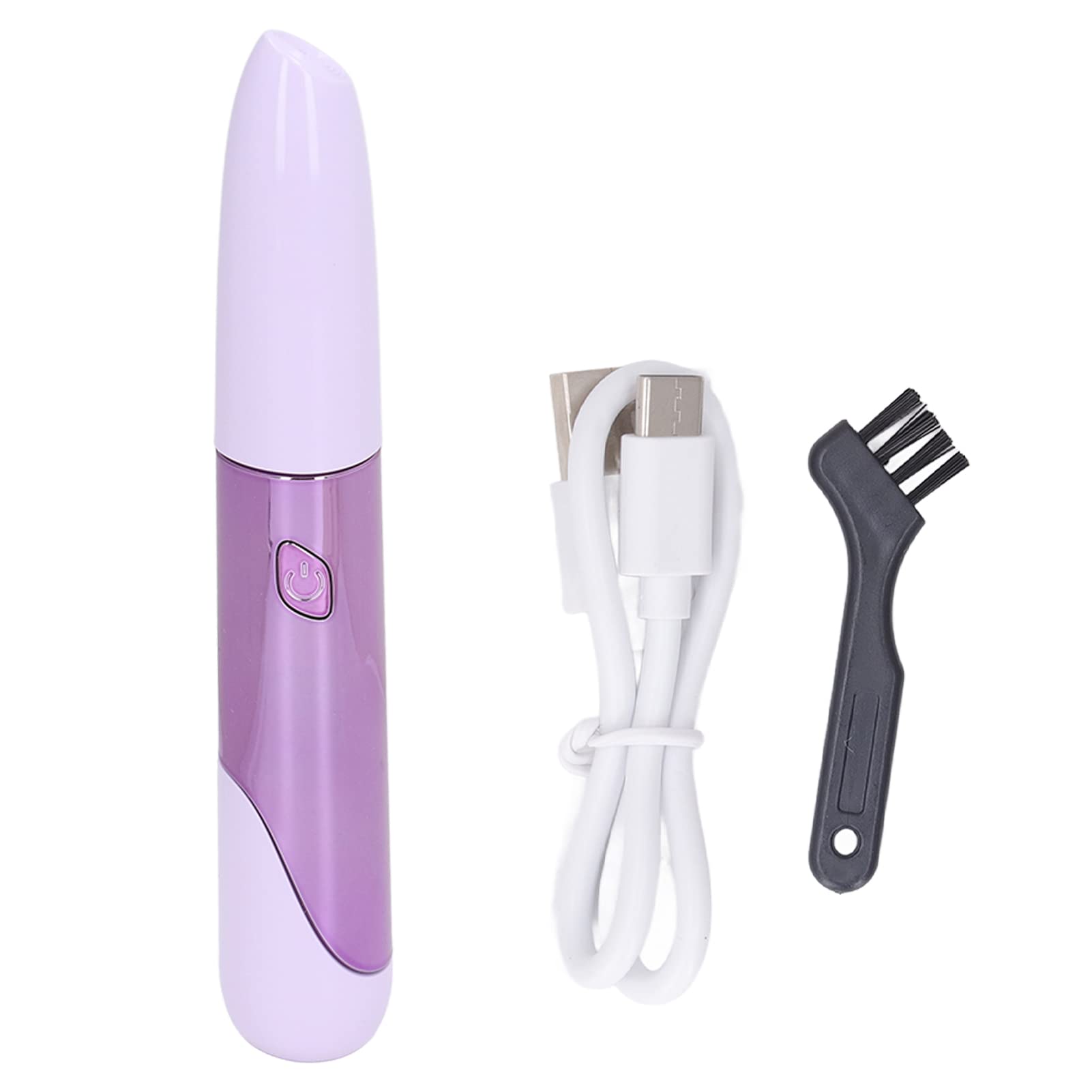 Rechargeable Heated Eyelash Curler - 4 Temperature Settings, USB-C Charging, Mini Portable Lash Curling Iron for Home & Travel (Purple) | Perfect for Daily Makeup & Salon-Like Curls at Home