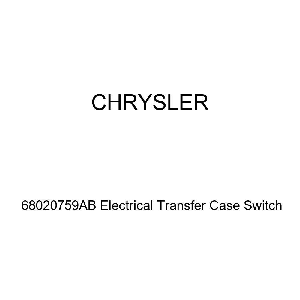 Genuine Chrysler 68020759AB Electrical Transfer Case Switch - OEM Replacement Part for 4WD Vehicles | Perfect for Off-Roading, Towing & Winter Driving