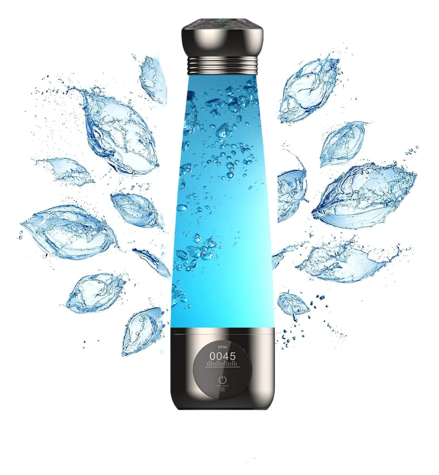 Hydrogen Water Bottle 3000ppb with PEM/SPE Tech for Home & Travel
