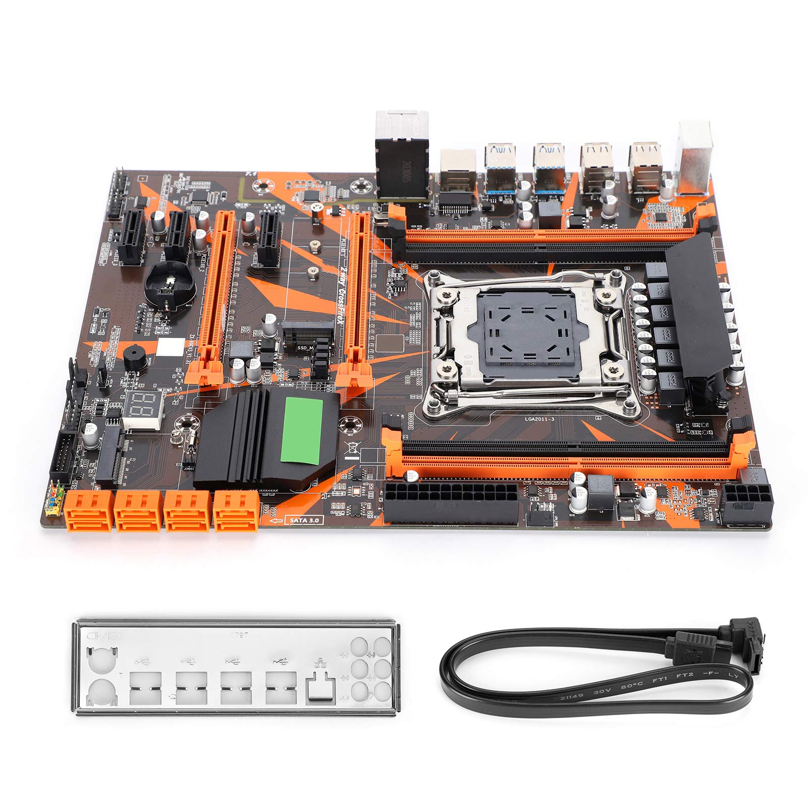High-Speed 4-Channel Computer Motherboard with Low Temperature Technology for Gaming PC & Workstation | Supports SSD/HDD | Ideal for Overclocking, Video Editing & Heavy Computing