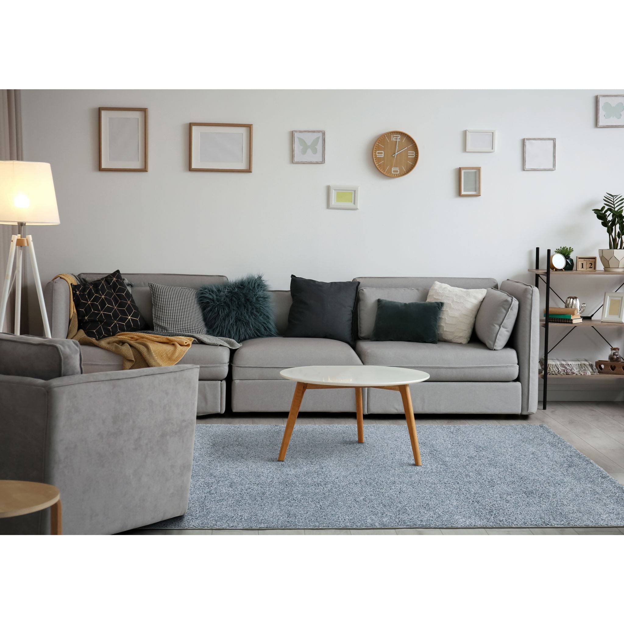 Premium Brio Area Rug - Soft & Durable Non-Slip Living Room Carpet - Perfect for Home Decor, Bedroom, Office & High Traffic Areas