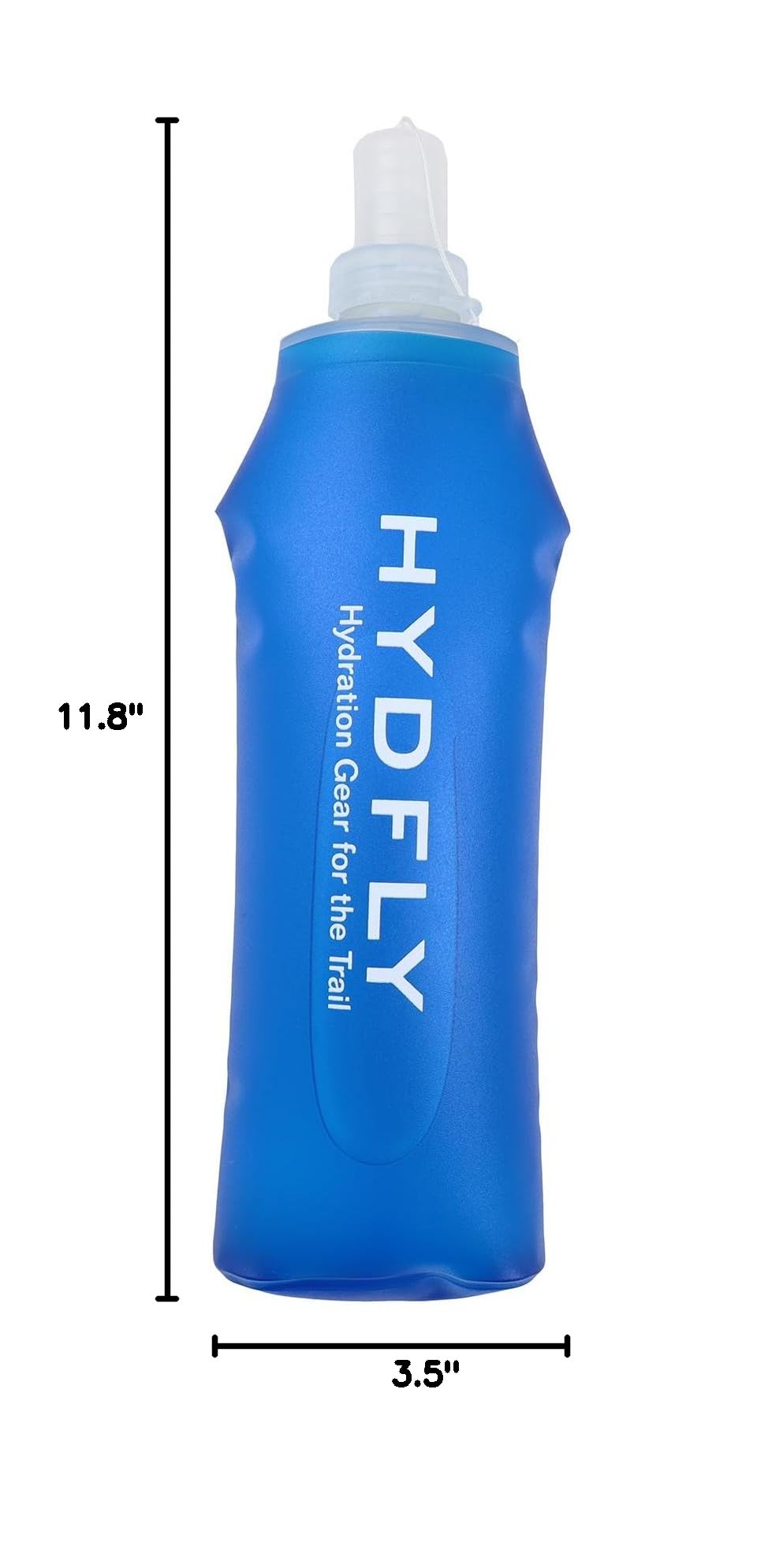 Collapsible Water Bottle 500ml - BPA-Free Foldable Flask for Running, Hiking, Cycling - Travel & Outdoor Use
