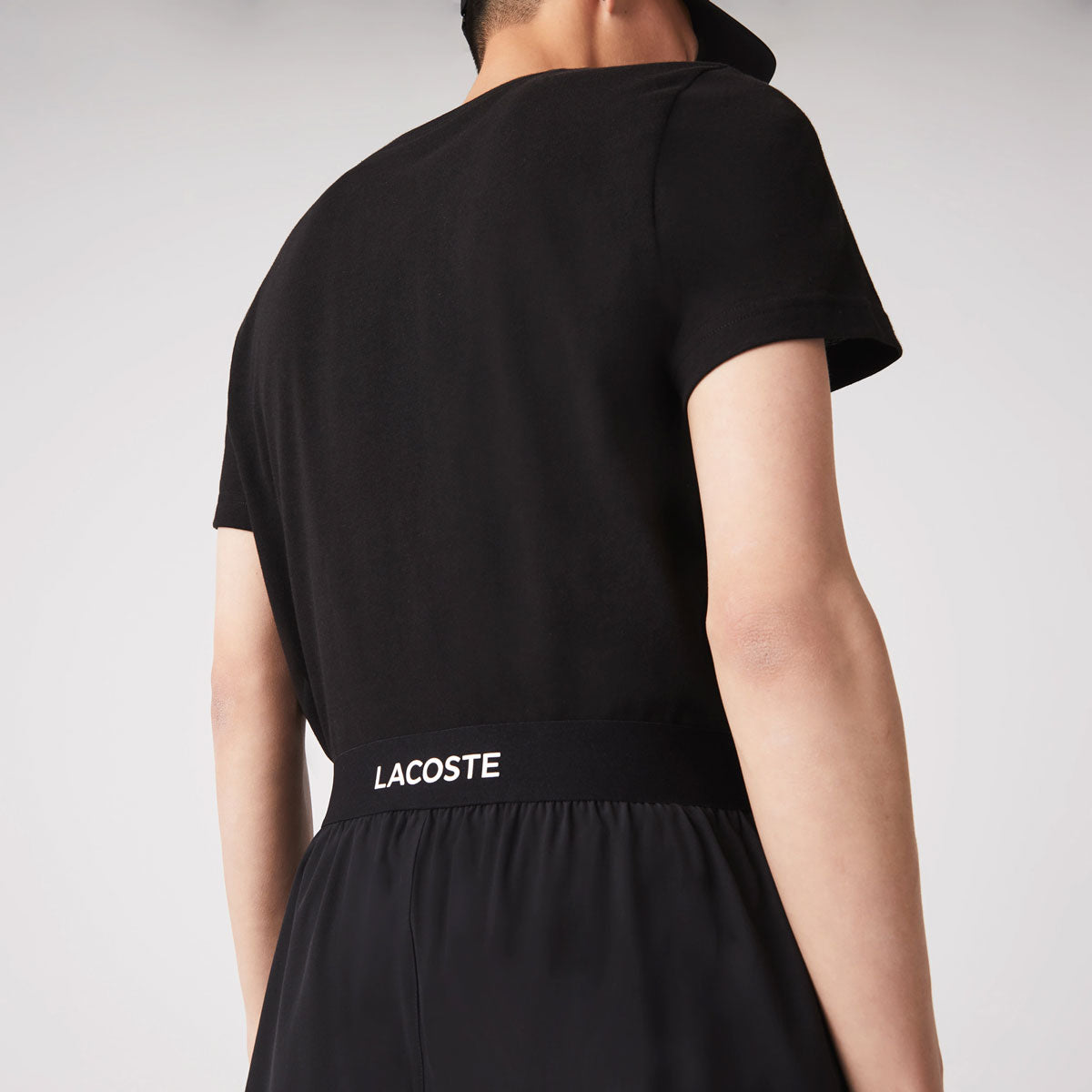 Lacoste Men's Ultra Light 8-Inch Shorts - Black & White | Breathable Quick-Dry Casual Athletic Shorts for Running, Gym, and Summer Outdoor Activities