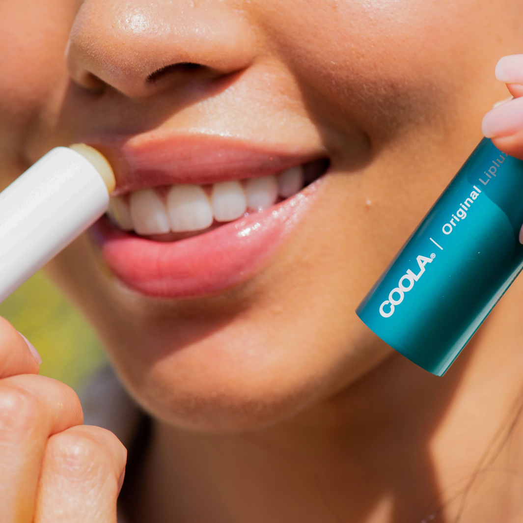 COOLA Classic Liplux Organic SPF 30 Sunscreen Lip Balm - Moisturizing & UV Protection for Outdoor Activities, Hiking, and Beach Days