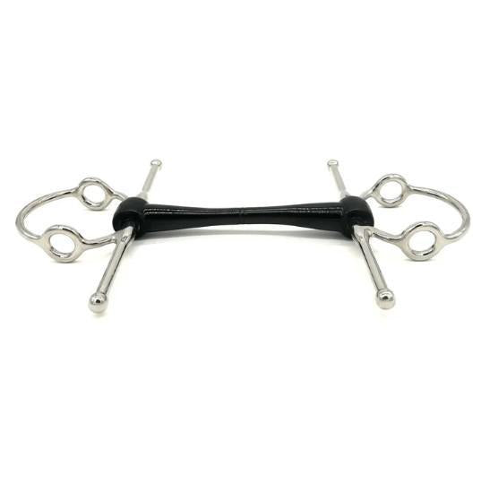 AJR Intuflex Nelson Gag Bit - English Horse Riding Training Bit for Dressage & Jumping - Perfect for Professional Equestrian Training & Competition