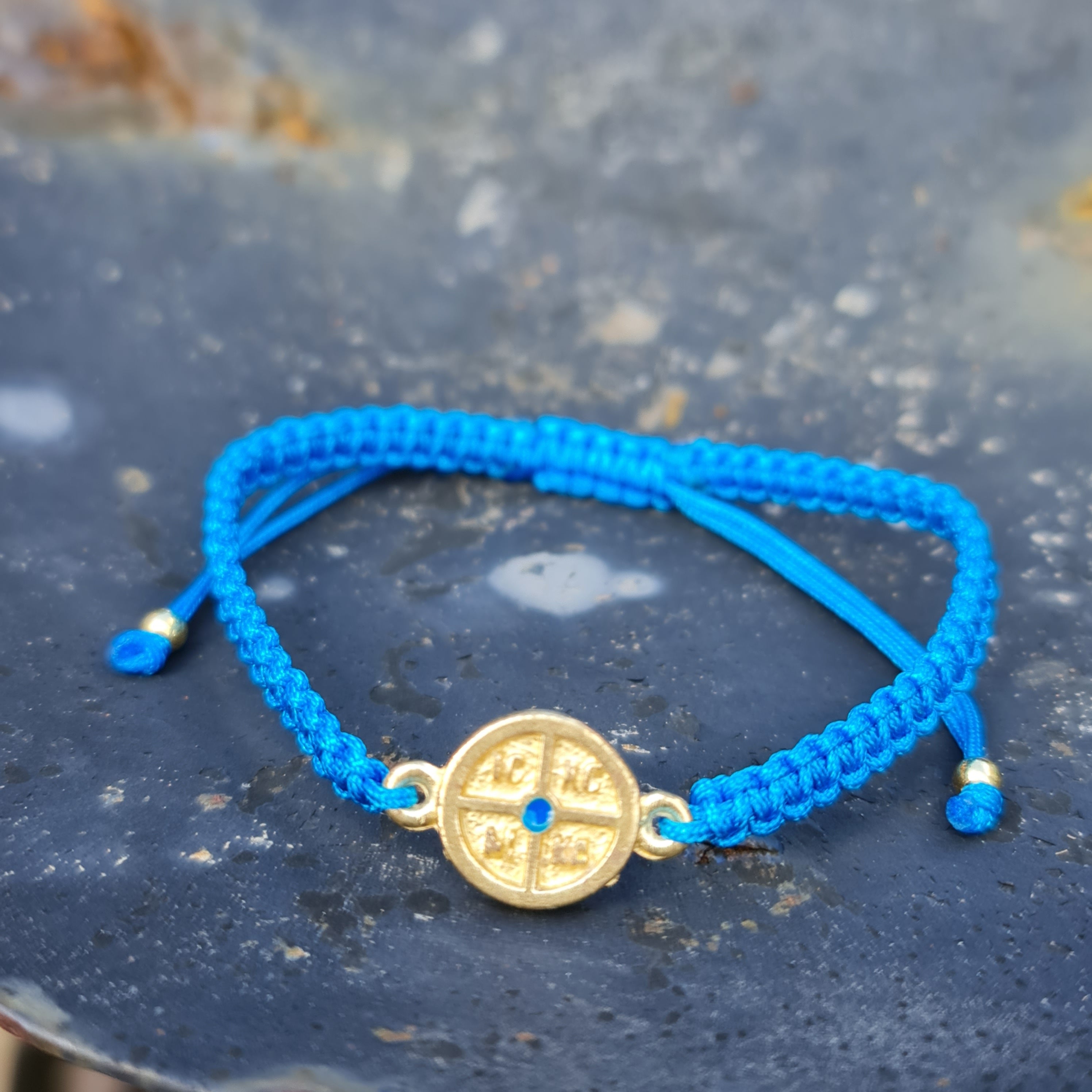 Constantinato ICXC NIKA Greek Orthodox Christian Cord Bracelet - Religious Jewelry for Men & Women - Perfect for Baptism, Weddings & Spiritual Protection