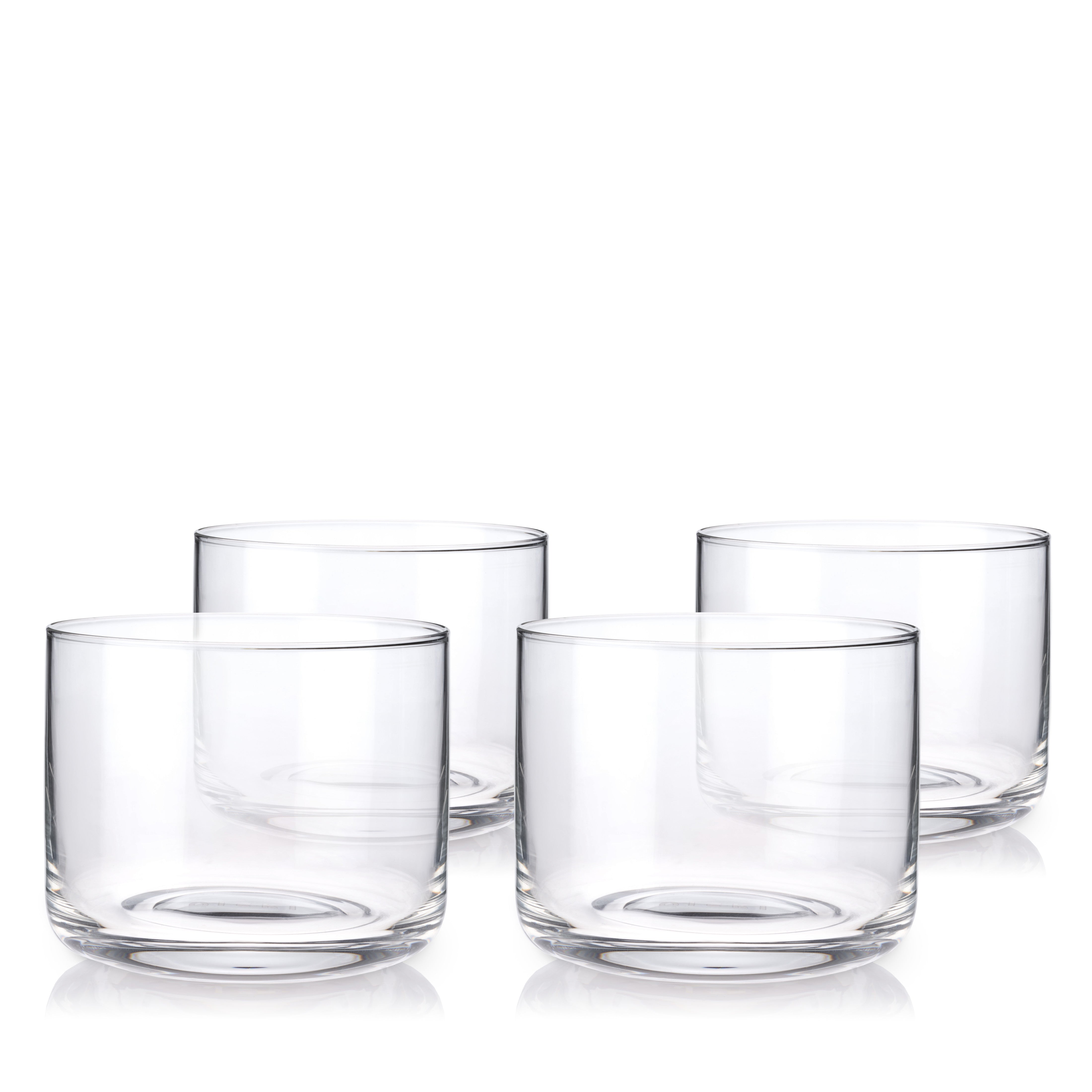 Raye Crystal Negroni Glasses Set of 4 - Elegant Cocktail Glasses for Negroni, Martini & Whiskey - Perfect for Home Bar, Dinner Parties & Gifts