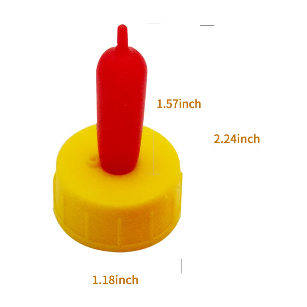 10-Pack Lamb Rubber Pacifier Nipples for Feeding Sheep, Goats, Lambs & Puppies - Durable Milk Drink Bottle Teats for Livestock and Pet Care - Ideal for Farm, Ranch, and Home Animal Feeding