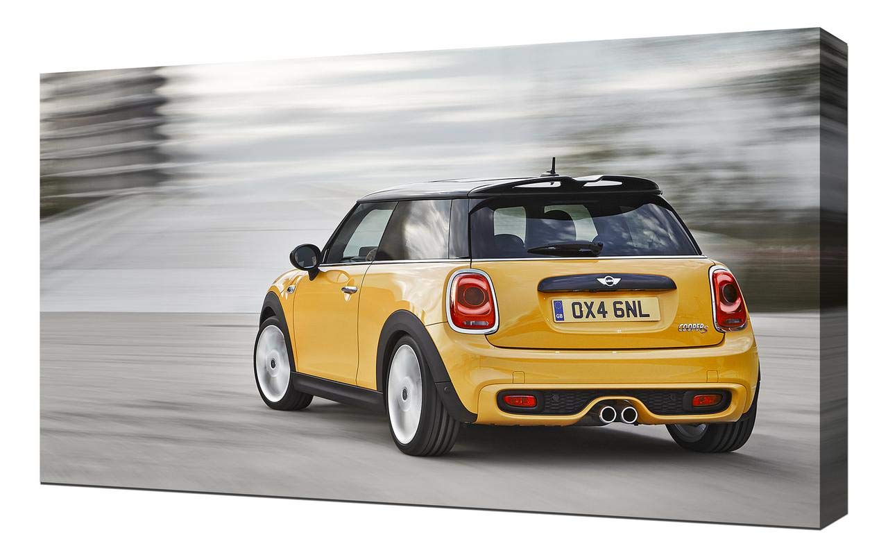 2015 Mini Cooper S V2 Canvas Art Print - Custom Car Wall Decor - Stretched Canvas Wrap for Home & Office Decoration