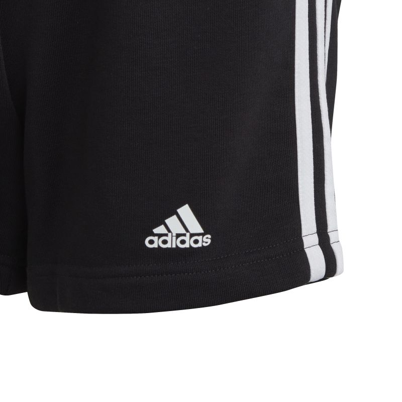 Adidas Girls Essentials 3-Stripes Athletic Shorts - Comfortable Workout & Casual Wear for Active Kids