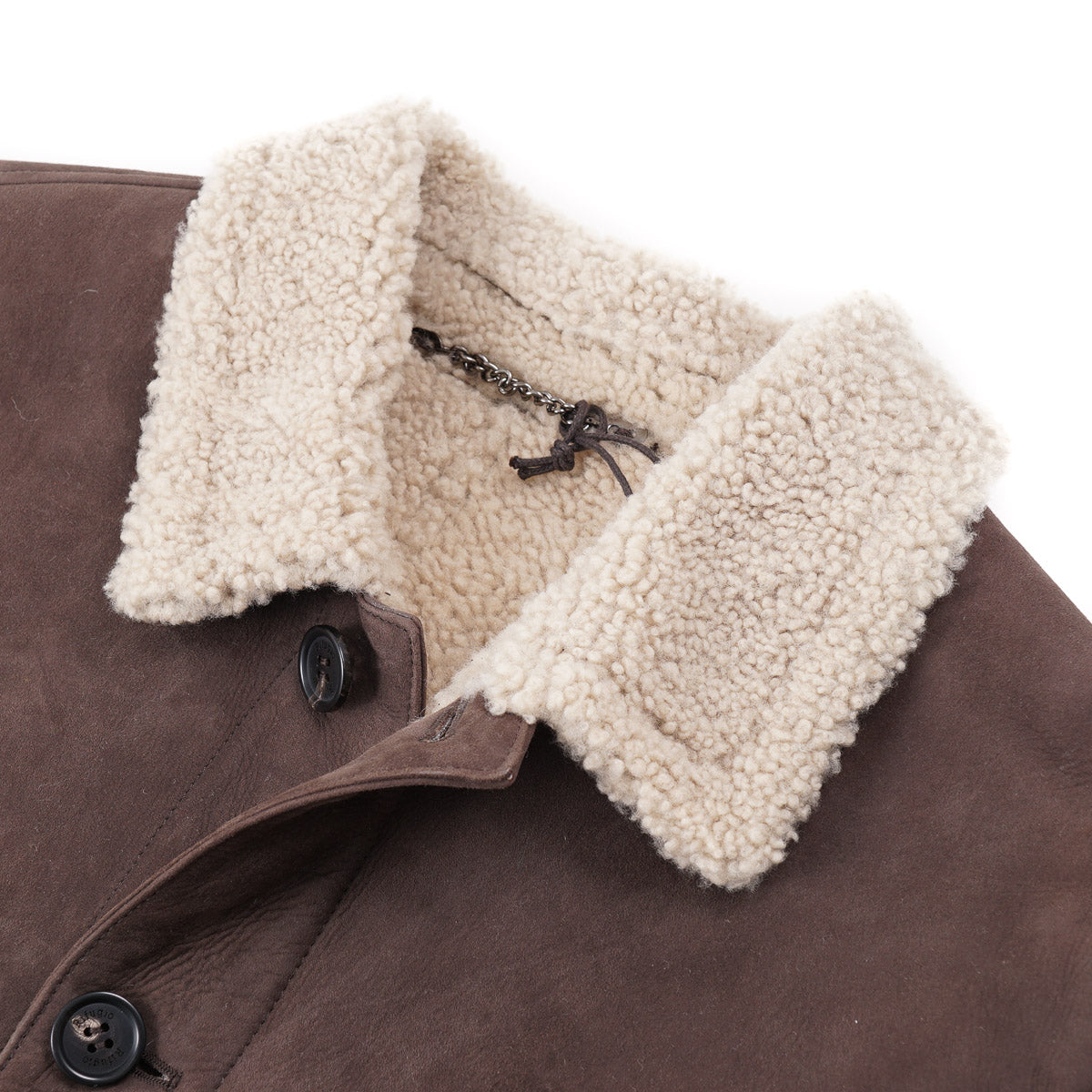 Premium Shearling Leather Shirt Jacket for Men & Women | Cozy Winter Outwear | Perfect for Outdoor Adventures & Casual Street Style
