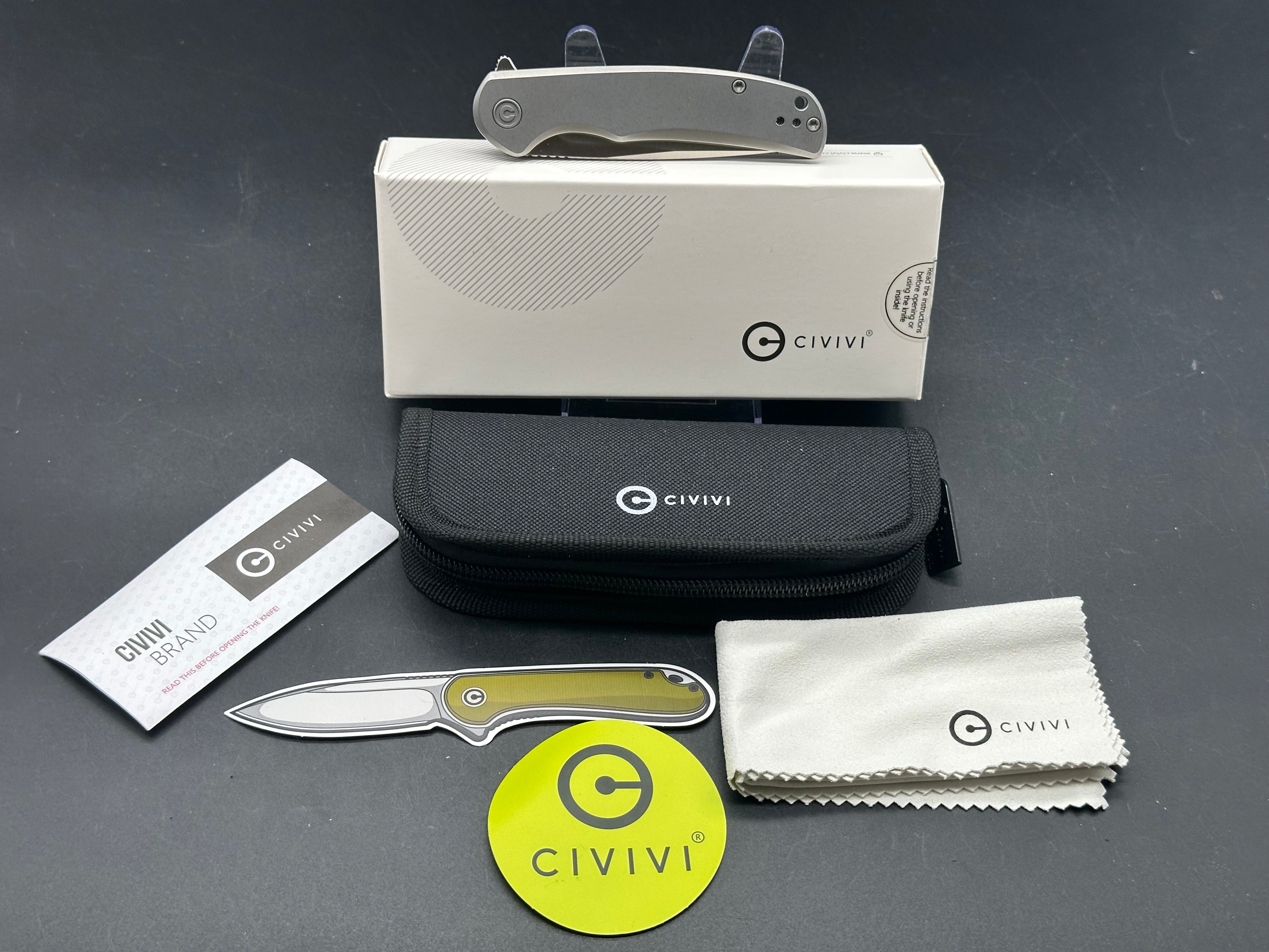 CIVIVI NOx Flipper Knife - Premium Stainless Steel Handle with 2.97