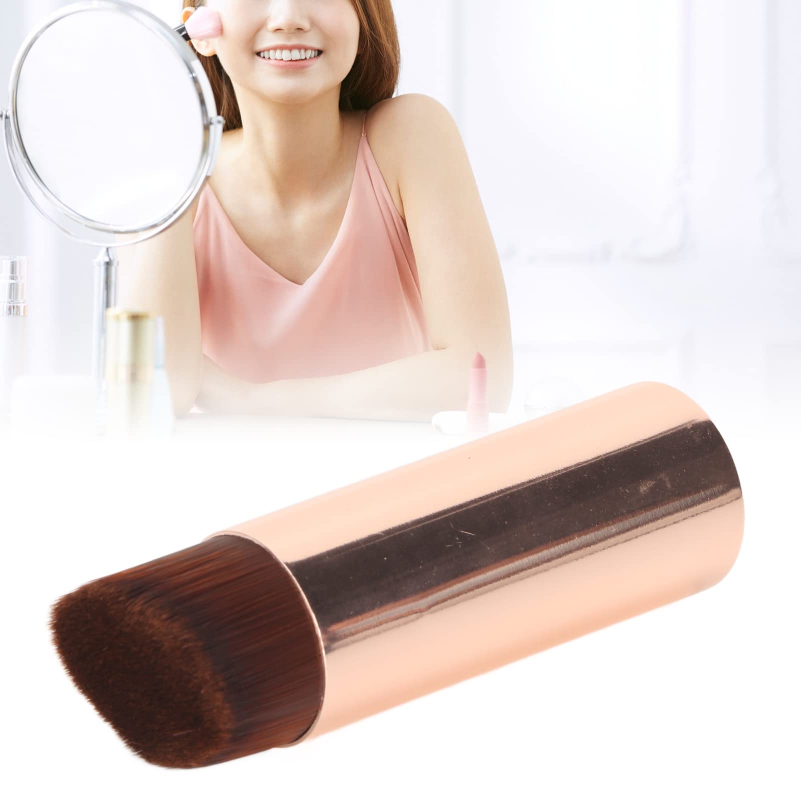 Flat Top Makeup Brush for Foundation & Powder - Travel & Blending