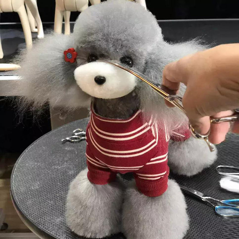 OPAWZ High Density Toy Poodle Full Body Dog Wig - Grey (DW05-3) | Perfect for Pet Costumes, Photo Shoots & Special Events