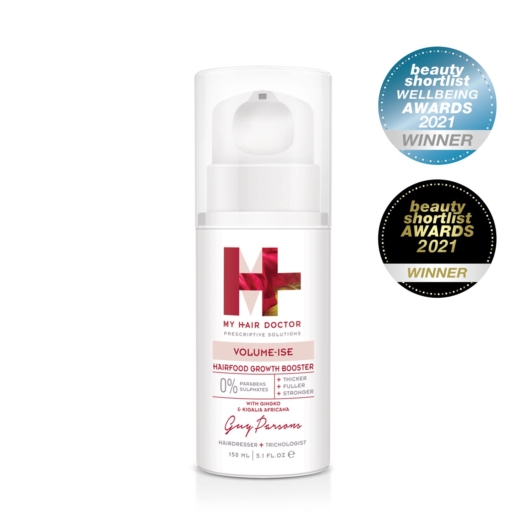 My Hair Doctor Volume-ISE Collection - Sulfate Free Shampoo (250ml), Conditioner (200ml), Hair Growth Spray (150ml), Growth Booster Spray (150ml) & Hair Growth Vitamins (60 Caps) - Complete Hair Care Kit for Thicker, Healthier Hair - Perfect for Daily Hair Growth Routine & Scalp Care