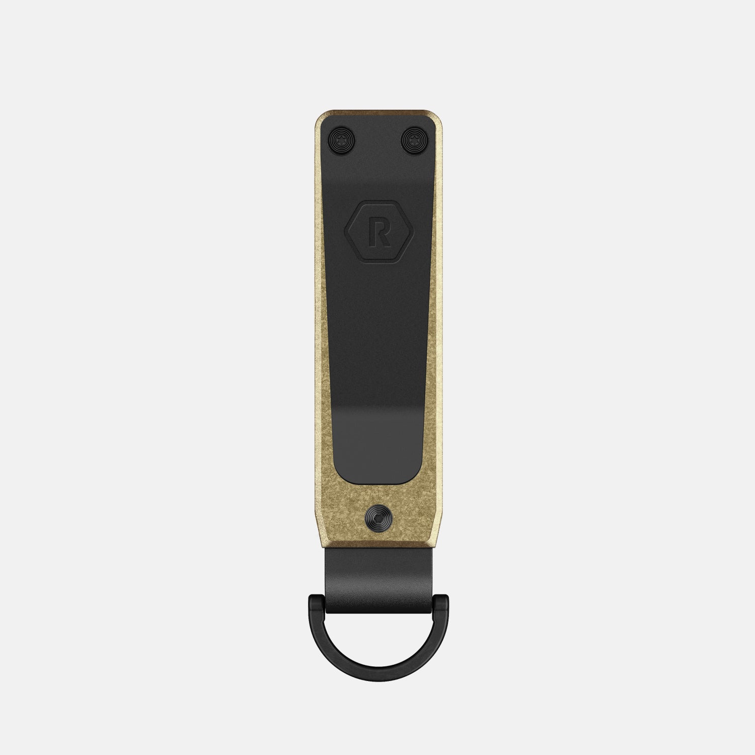 Premium Ridge KeyCase Brass - Durable & Stylish Key Holder for Everyday Carry, Travel & Outdoor Adventures