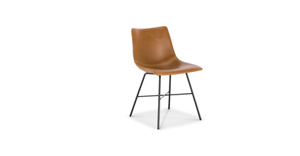 Paxton Modern Dining Chair - Sturdy Wooden Kitchen Chairs Set of 2, Comfortable Upholstered Seat - Perfect for Dining Room, Kitchen, Breakfast Nook & Small Spaces