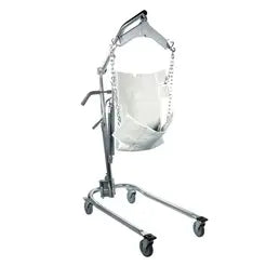 Manual Patient Lift for Home Use - Heavy Duty Portable Hoyer Lift for Elderly & Disabled Care - Ideal for Bed Transfers and Mobility Assistance