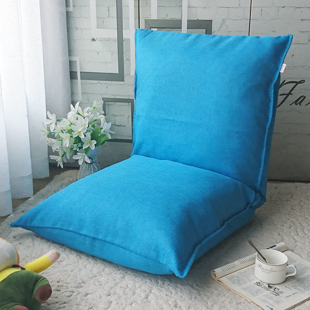 Ergonomic Tatami Floor Gaming Chair - Adjustable Backrest & Foldable Design for Ultimate Comfort - Japanese Style Zaisu Seating Couch & Recliner - Perfect for Gaming, Meditation, and Relaxing in Small Spaces