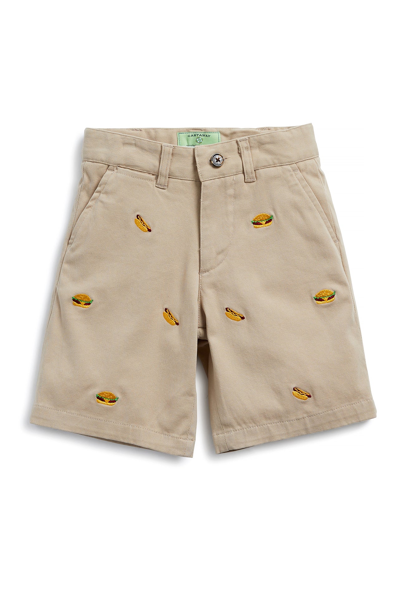 Jetties Stretch Twill Khaki Shorts for Men - Comfortable Casual Wear for Summer Outings, BBQ Parties, and Beach Vacations