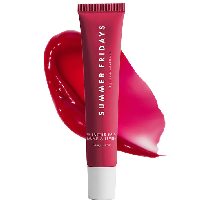 Summer Fridays Lip Butter Balm - Hydrating & Shining Lip Care for Dry Lips | All-Day Moisture, Nourishment & Glossy Finish | Perfect for Daily Use, Makeup Prep & On-the-Go Hydration