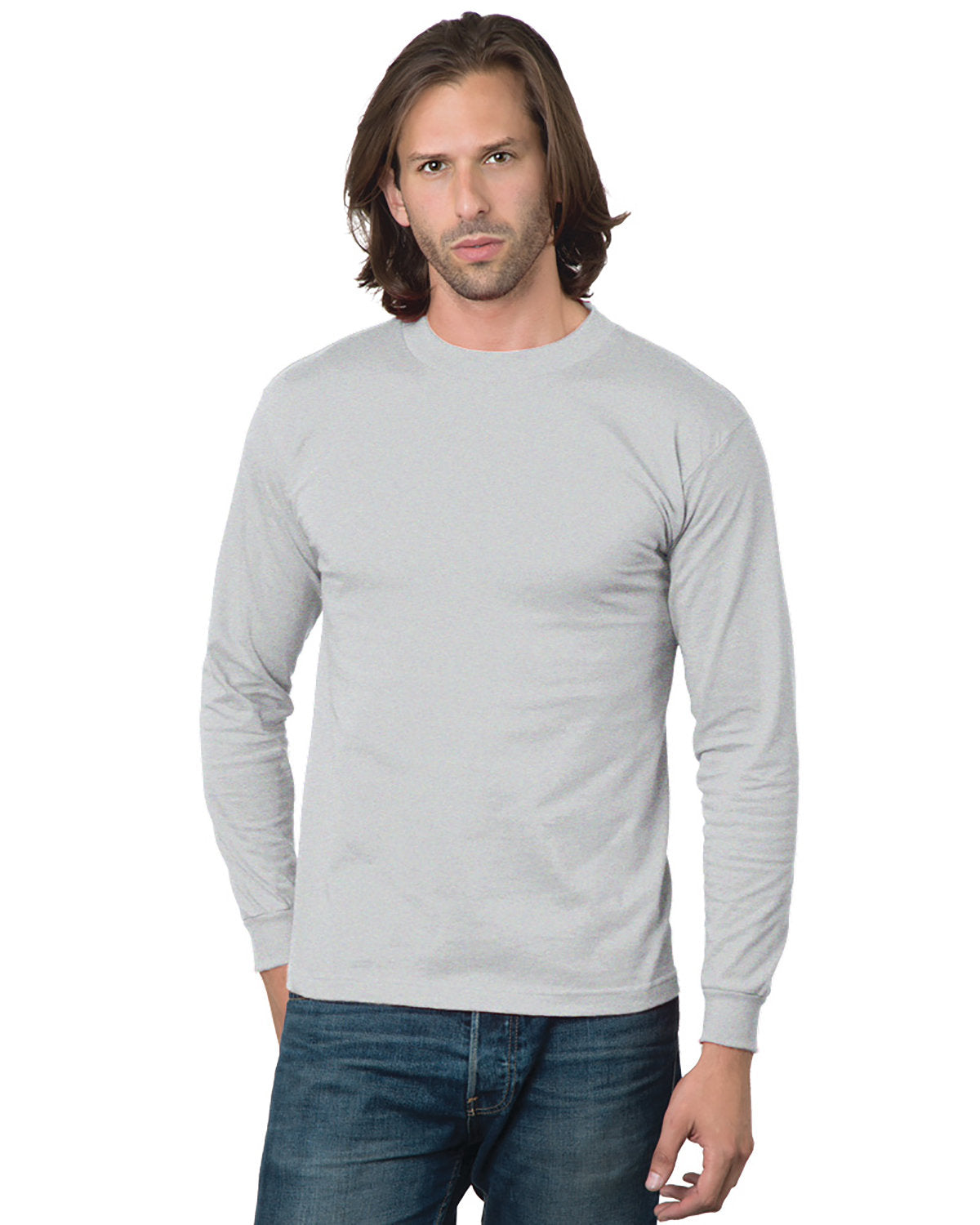 Bayside BA2955 Unisex Long Sleeve T-Shirt - Made in USA | Comfortable Cotton Crewneck Shirt for Men & Women | Perfect for Casual Wear, Work Uniforms & Outdoor Activities